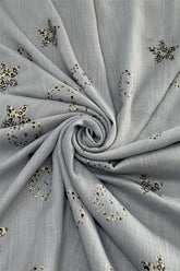 Foiled Floral Leopard Monogram Print Scarf - Majestico Gifts